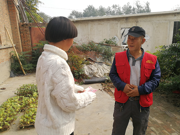 朱立芳（保定市爱心协会蠡县分会 志愿者）